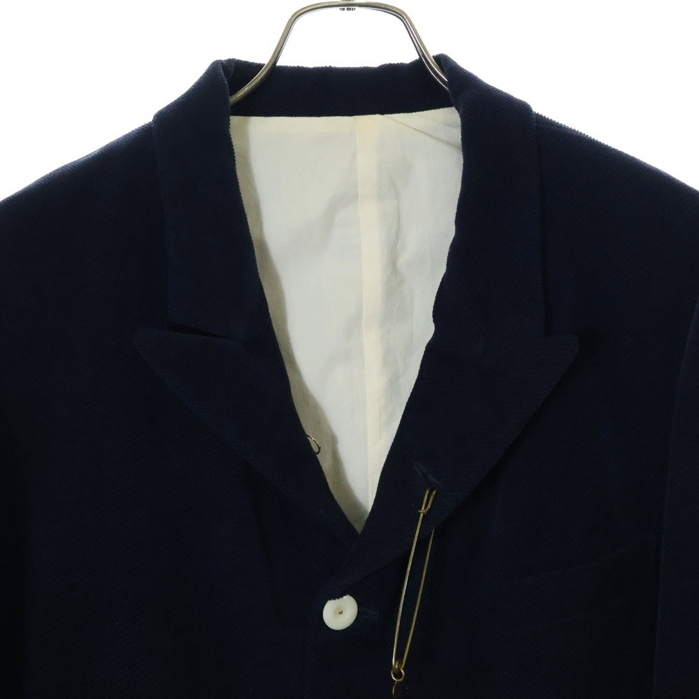 URU(ウル) 17AW コットンテーラードジャケット ネイビー 17FUJ09