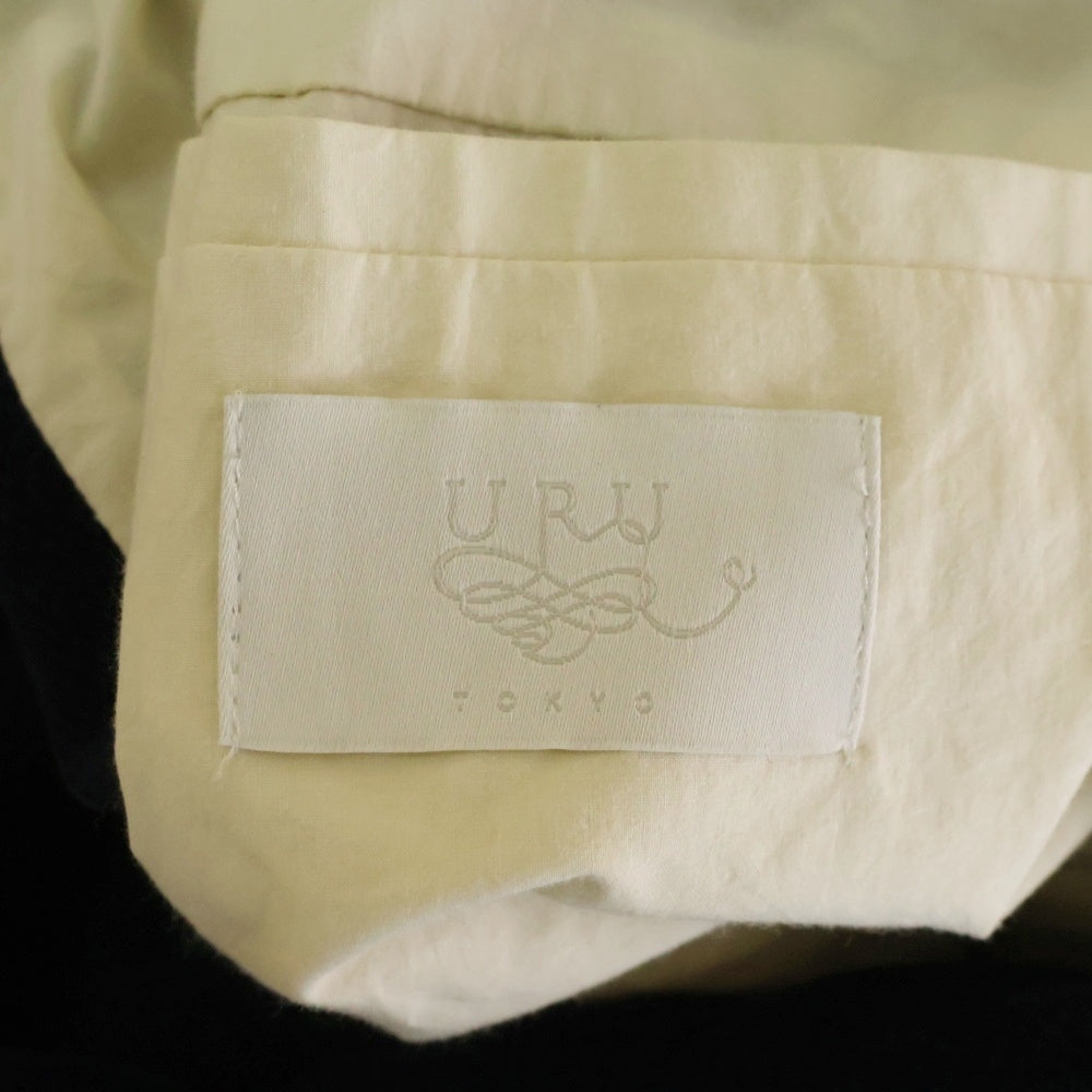 URU(ウル) 17AW コットンテーラードジャケット ネイビー 17FUJ09