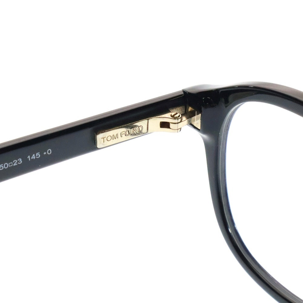 TOM FORD(トムフォード) ウェリントンフレーム メガネ アイウェア ブラック/ゴールド TF5698-F-B 001 ※度入り