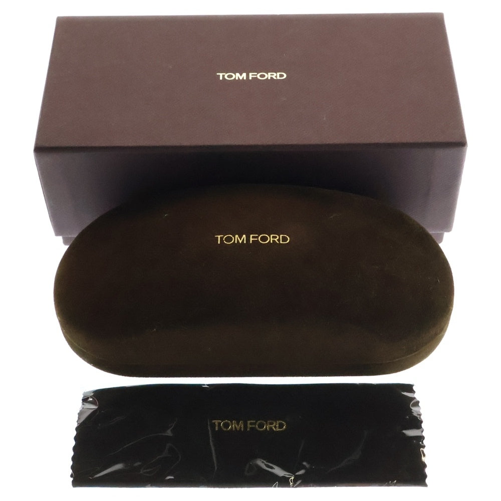 TOM FORD(トムフォード) ウェリントンフレーム メガネ アイウェア ブラック/ゴールド TF5698-F-B 001 ※度入り