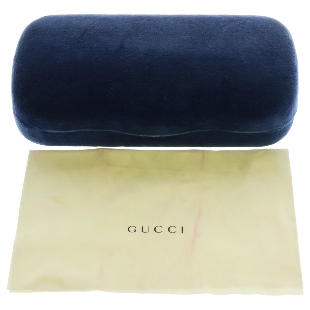 GUCCI(グッチ) サングラス ミラーレンズ スクエア ブラック GG0096SA-001