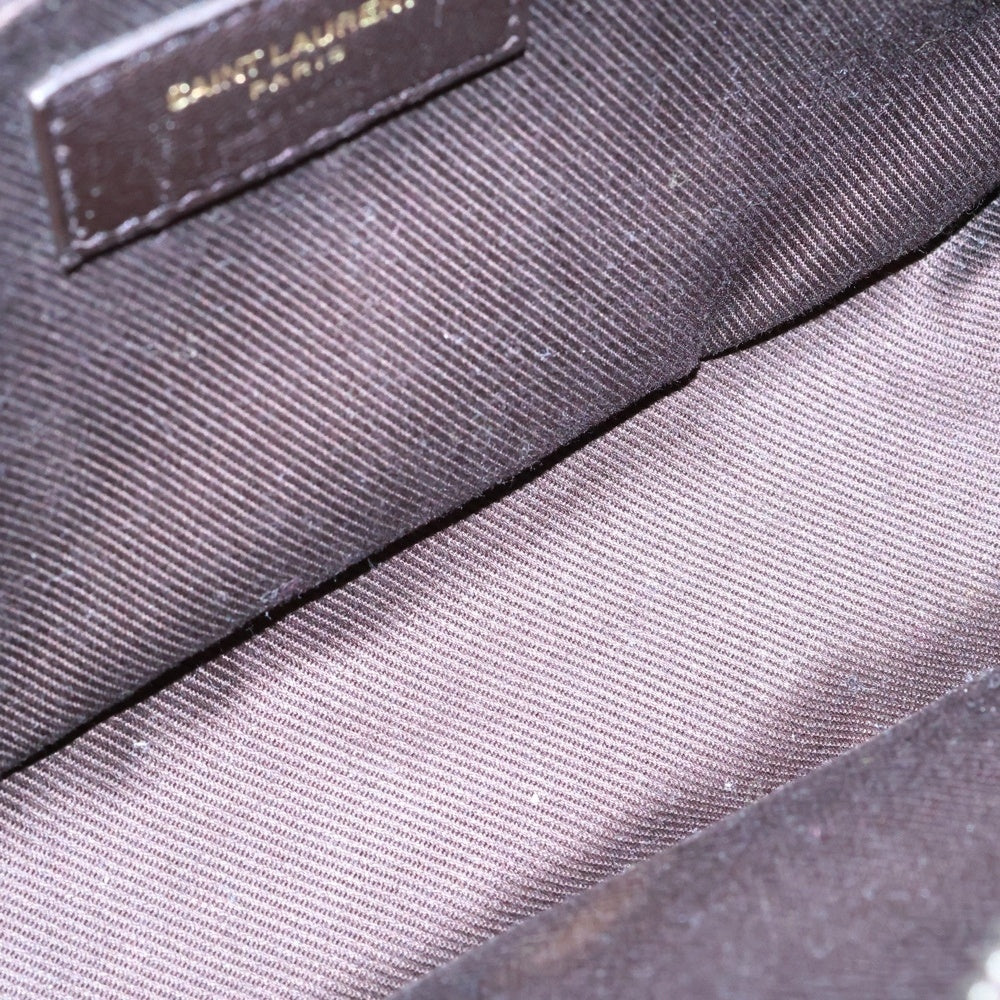 SAINT LAURENT PARIS(サンローランパリ) SAC CAMERA BAG サック カメラバッグ ショルダーバッグ PVCコーティング ブラウン 669957