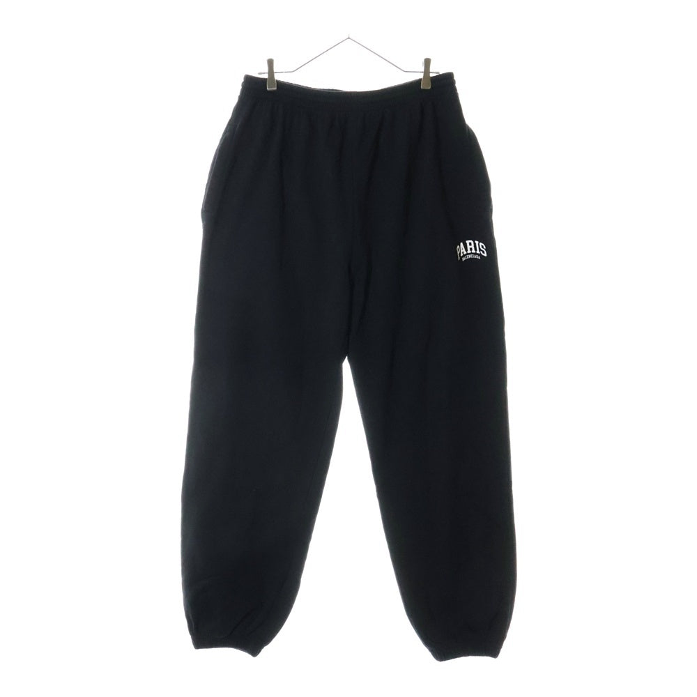 BALENCIAGA(バレンシアガ) 22AW PARIS カレッジロゴ スウェット ジョグパンツ ブラック 675244