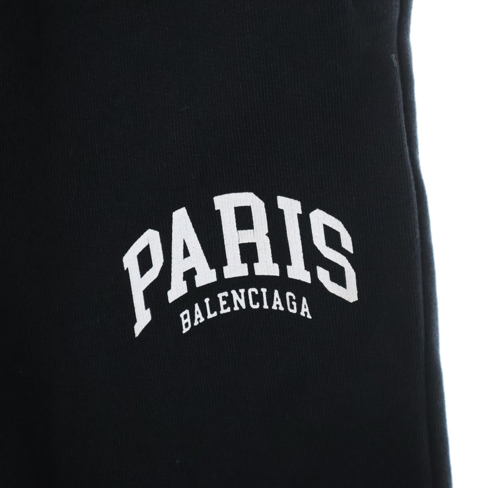 BALENCIAGA(バレンシアガ) 22AW PARIS カレッジロゴ スウェット ジョグパンツ ブラック 675244