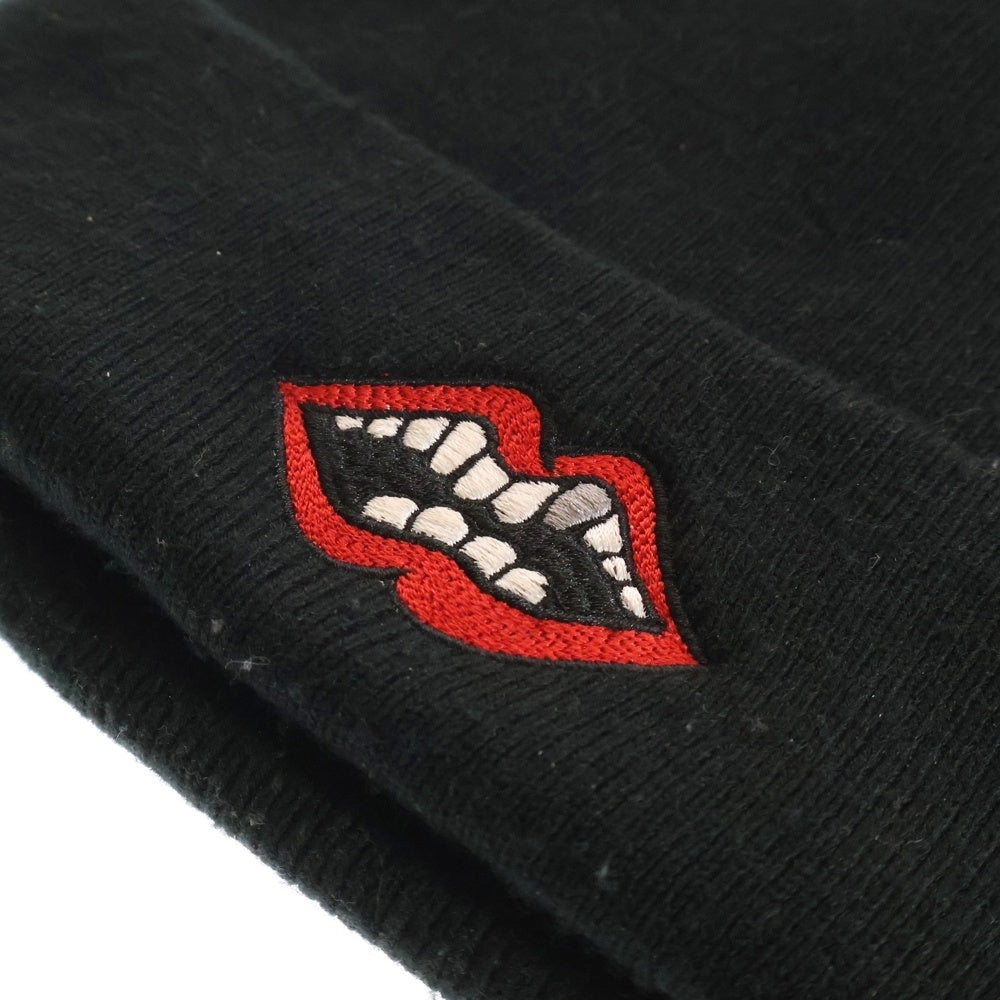 CHROME HEARTS(クロムハーツ) ×MATTY BOY PPO WOOL WATCH CAP マッティボーイ チョンパー刺繍ニットキャップ ビーニー ニット帽 ブラック