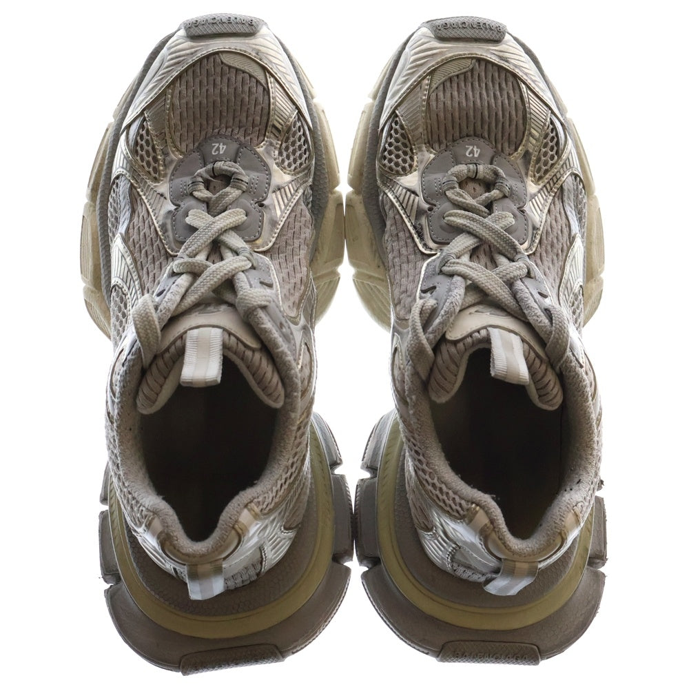 BALENCIAGA(バレンシアガ) 23SS 3XL Sneaker Worn Out スリーエックスエル シューレース 泥加工 ローカットスニーカー グレー 734734