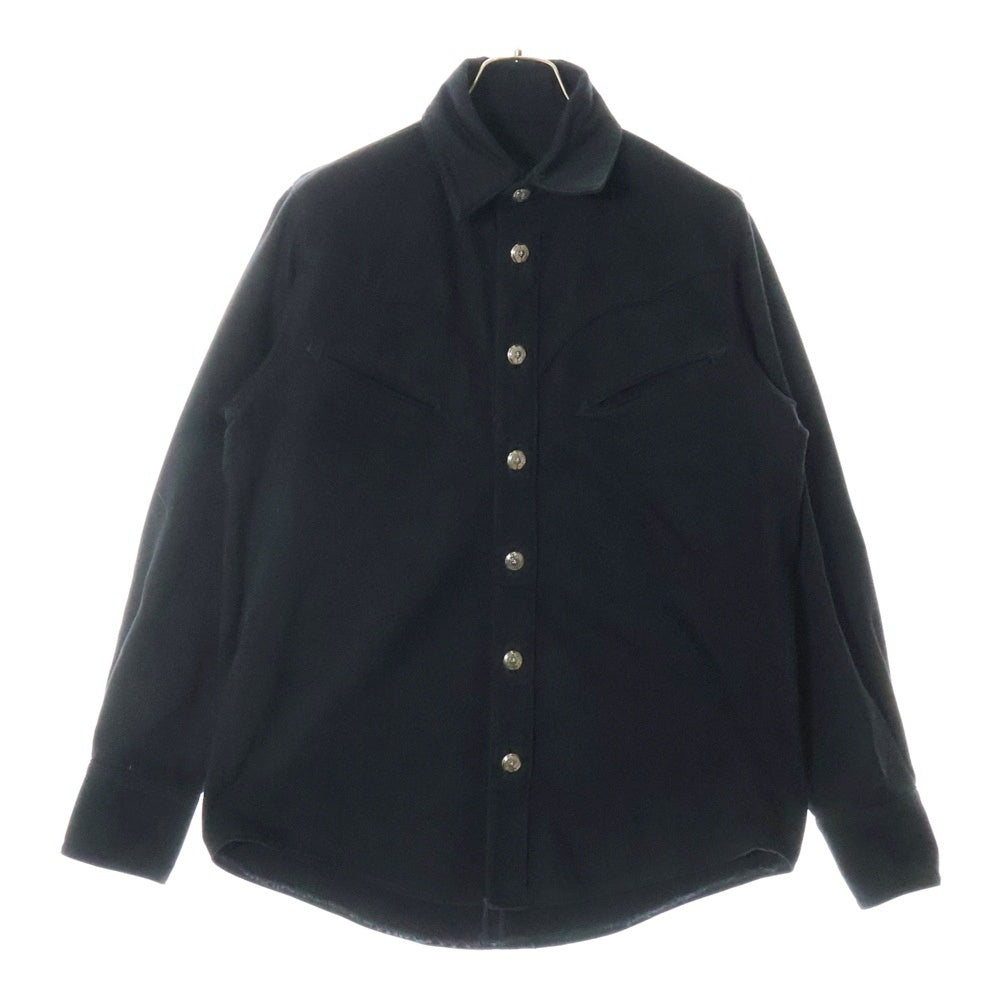 CHROME HEARTS(クロムハーツ) バックフレアニー切り替え ウエスタンデニムシャツ 長袖シャツ ブラック