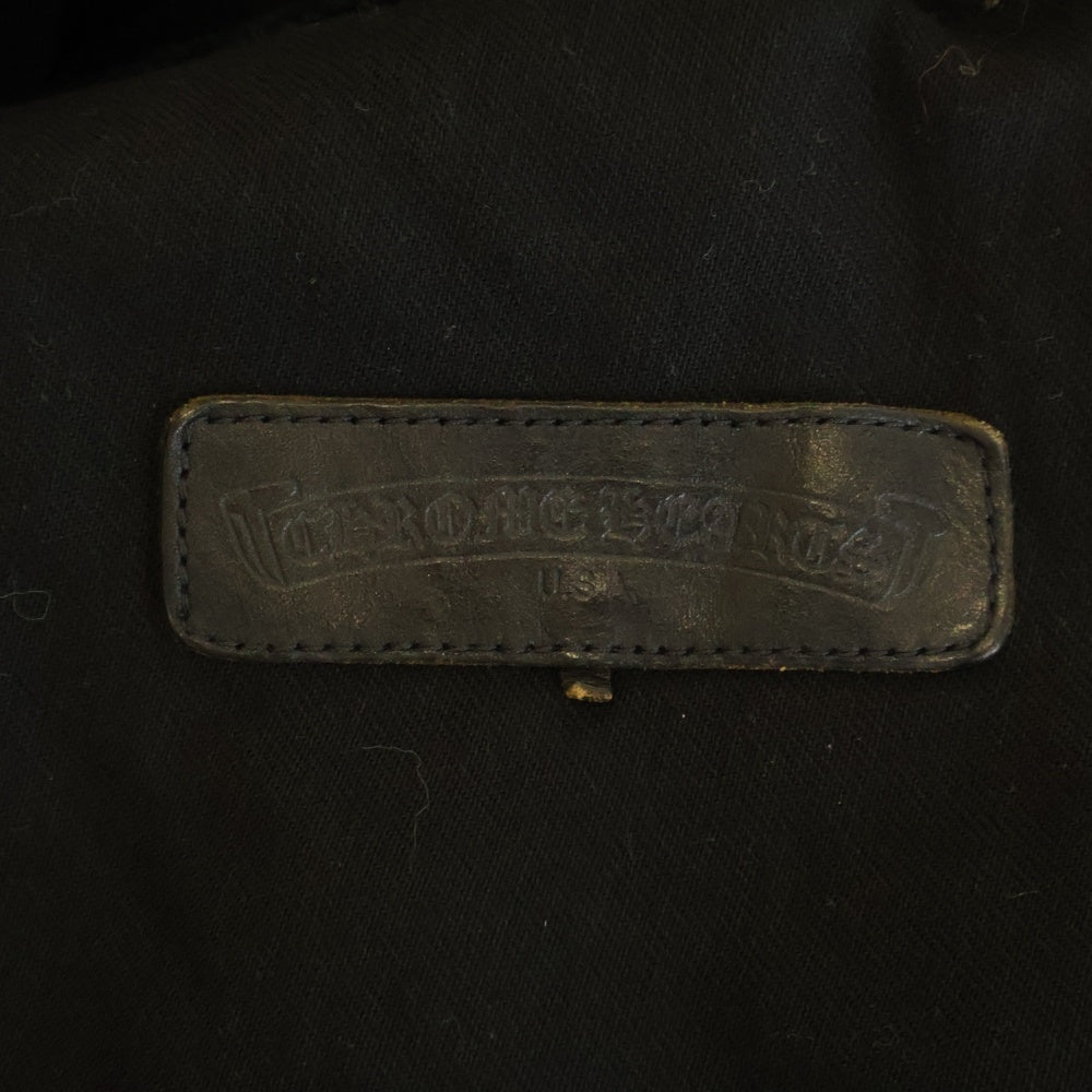 CHROME HEARTS(クロムハーツ) バックフレアニー切り替え ウエスタンデニムシャツ 長袖シャツ ブラック