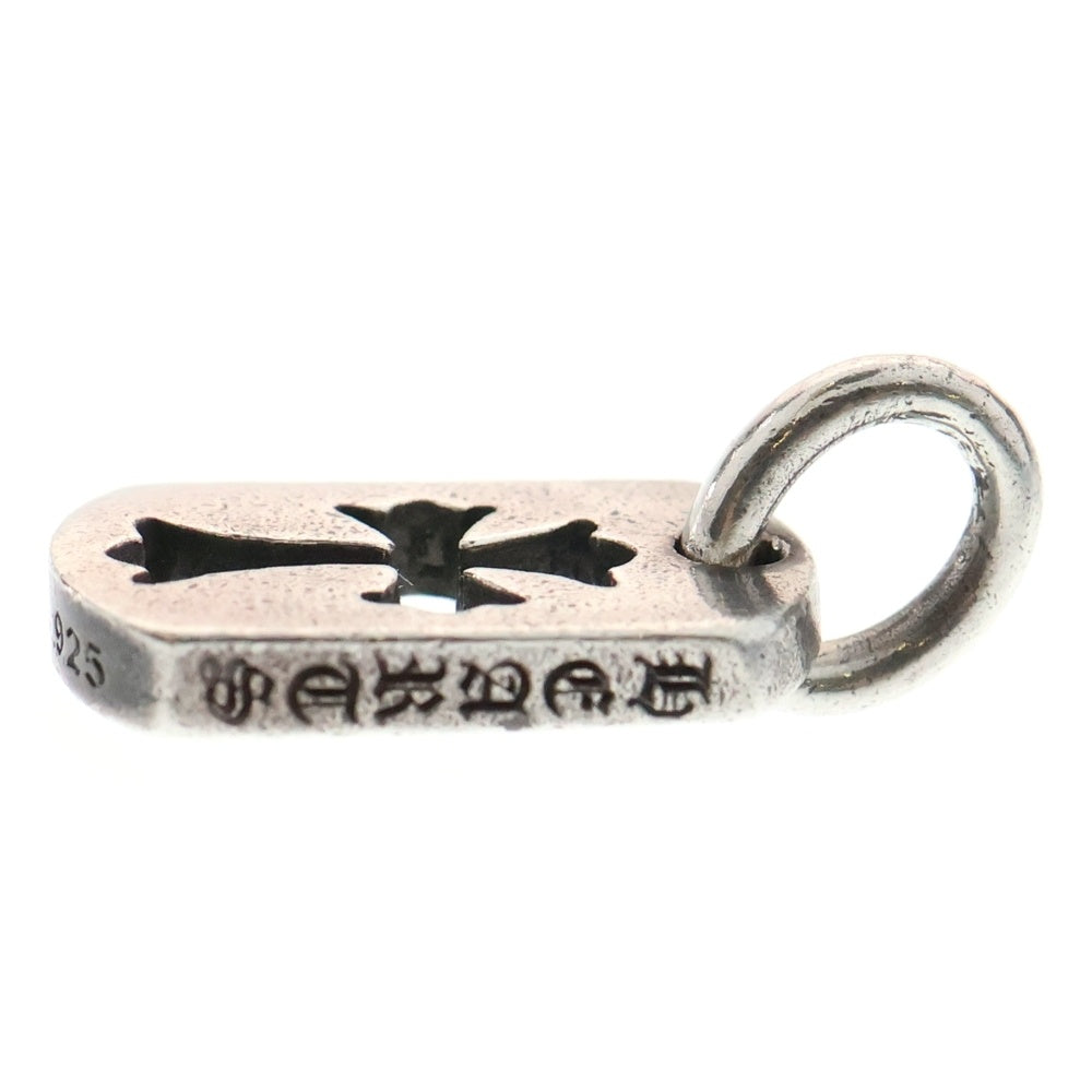 CHROME HEARTS(クロムハーツ) DT TNY CO CRS タイニーカットアウトクロスドッグタグ チャーム ペンダントトップ シルバー BCA252