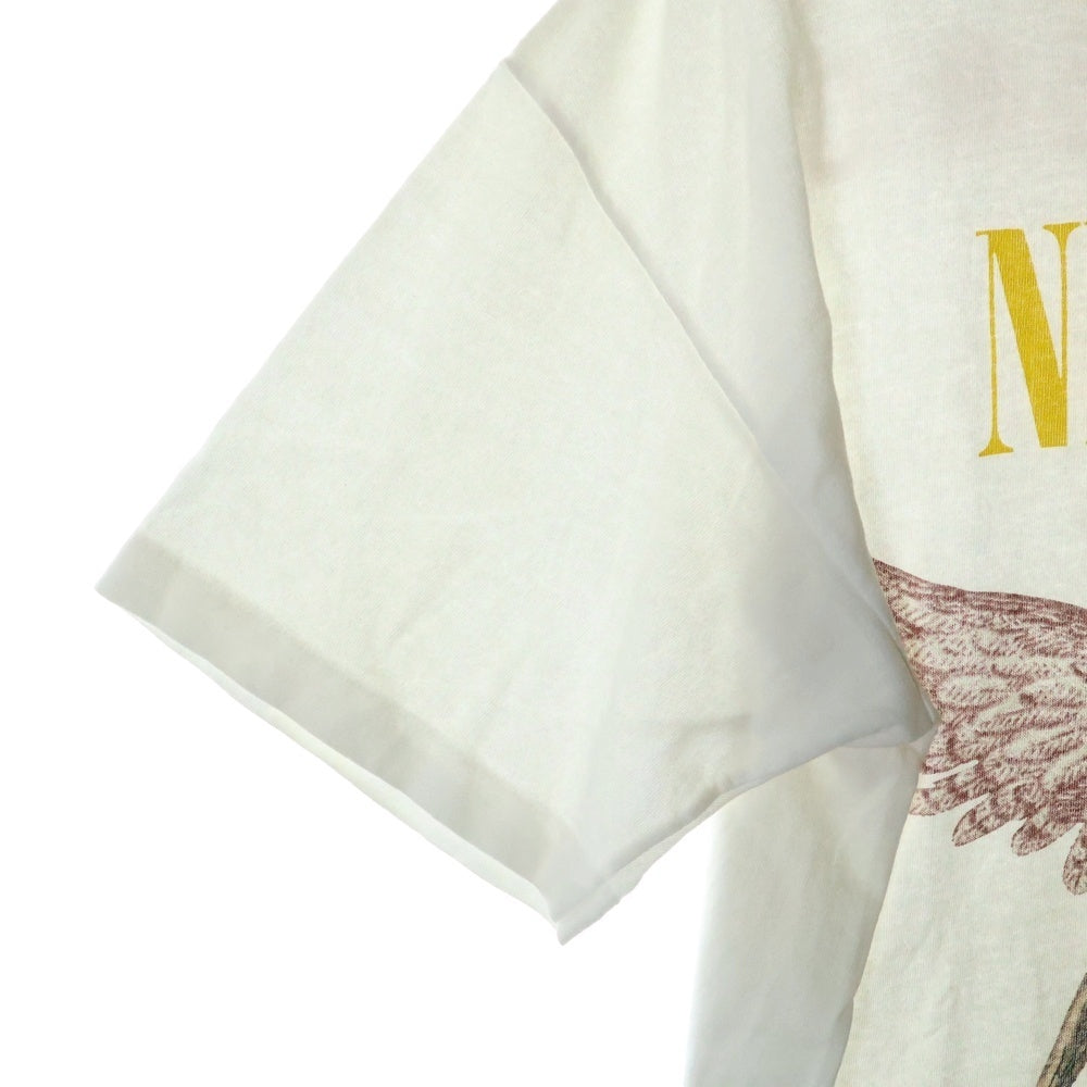VINTAGE(ヴィンテージ) 90s NIRVANA IN UTERO ニルヴァーナ インユーテロ 両面プリント 半袖Tシャツ ホワイト