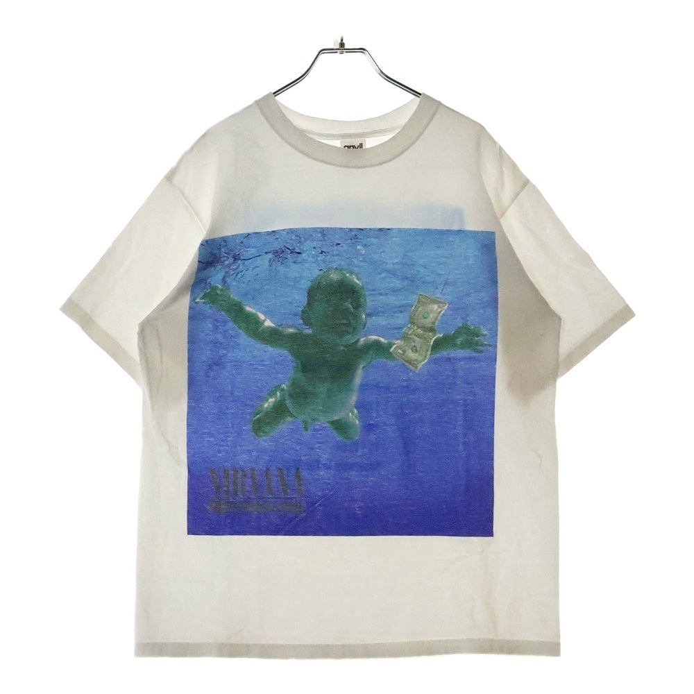 VINTAGE(ヴィンテージ) 00s Y2K NIRVANA NEVERMIND ニルヴァーナ ネバーマインド 両面プリント 半袖Tシャツ ホワイト