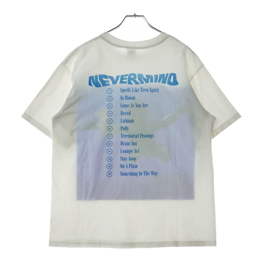 VINTAGE(ヴィンテージ) 00s Y2K NIRVANA NEVERMIND ニルヴァーナ ネバーマインド 両面プリント 半袖Tシャツ ホワイト