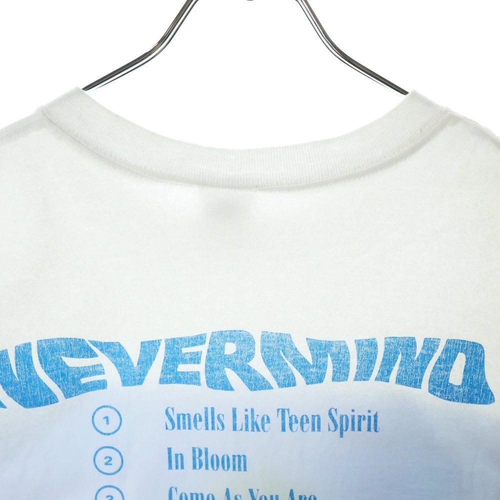 VINTAGE(ヴィンテージ) 00s Y2K NIRVANA NEVERMIND ニルヴァーナ ネバーマインド 両面プリント 半袖Tシャツ ホワイト