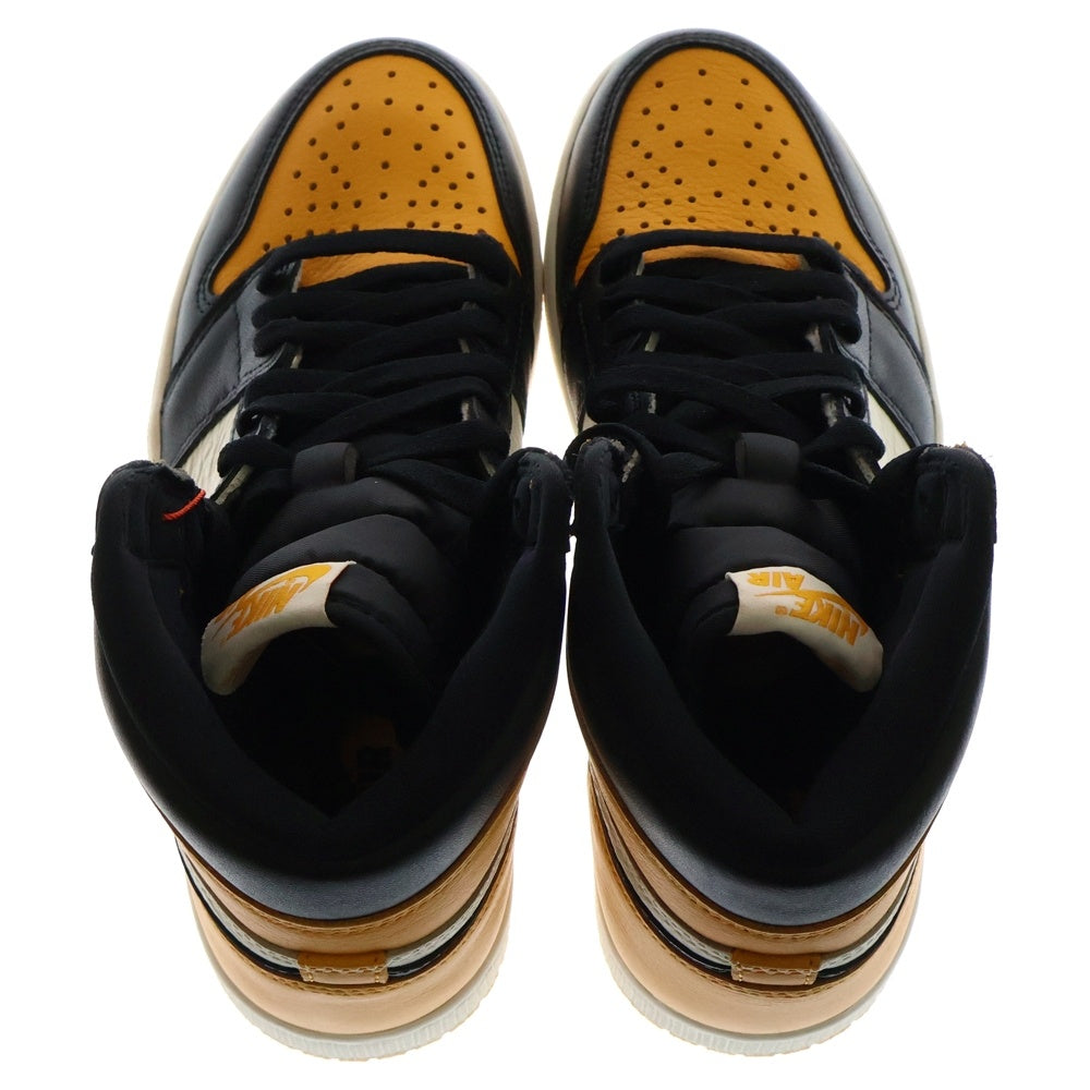 NIKE(ナイキ) AIR JORDAN 1 RETRO HIGH OG Taxi 555088-711 エアジョーダン 1 レトロ タクシー ハイカットスニーカー シューズ イエロー/ブラック US8/26cm