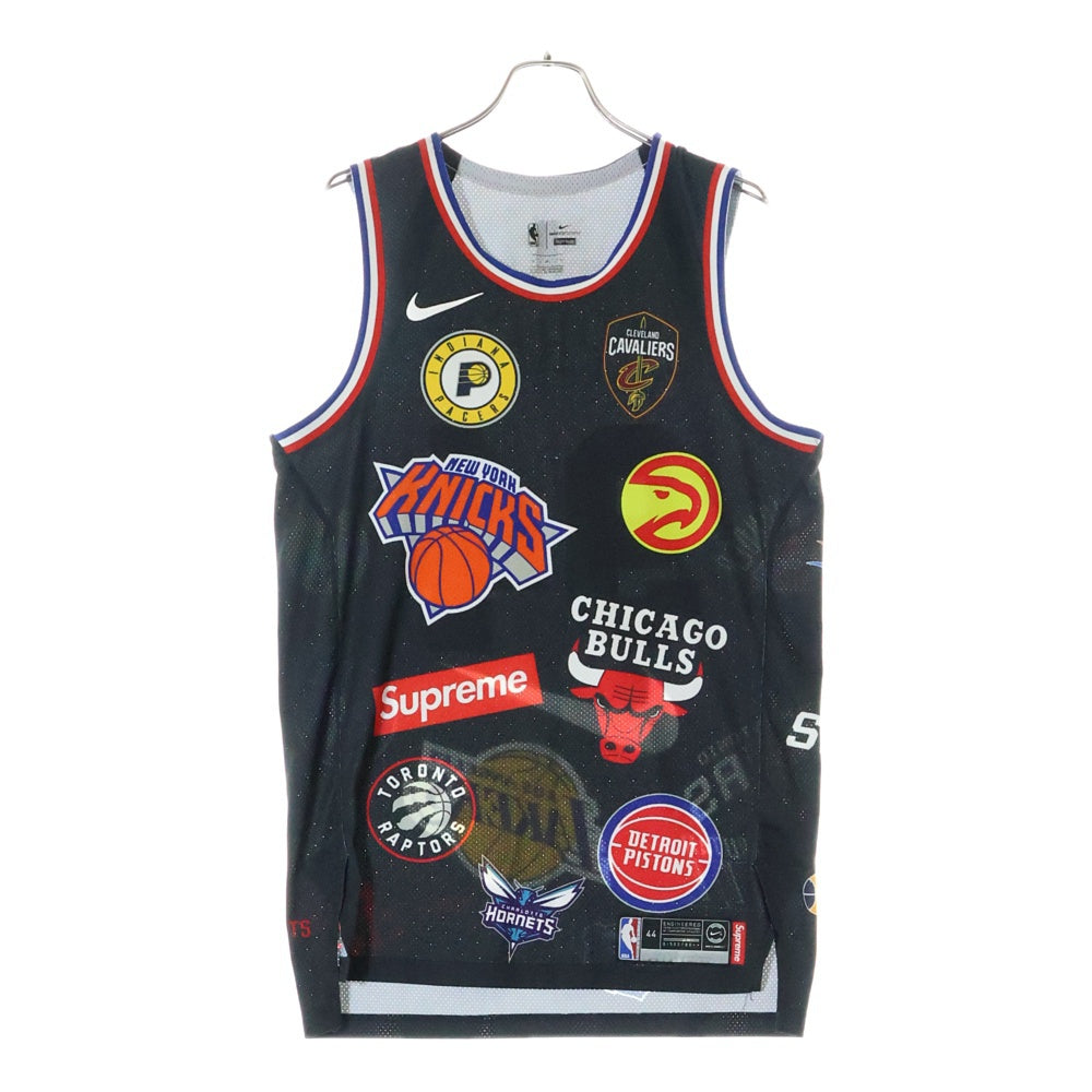 NIKE(ナイキ) 18SS ×NBA Teams Authentic Jersey AQ4227-010 ナイキ NBAメッシュタンクトップ ブラック