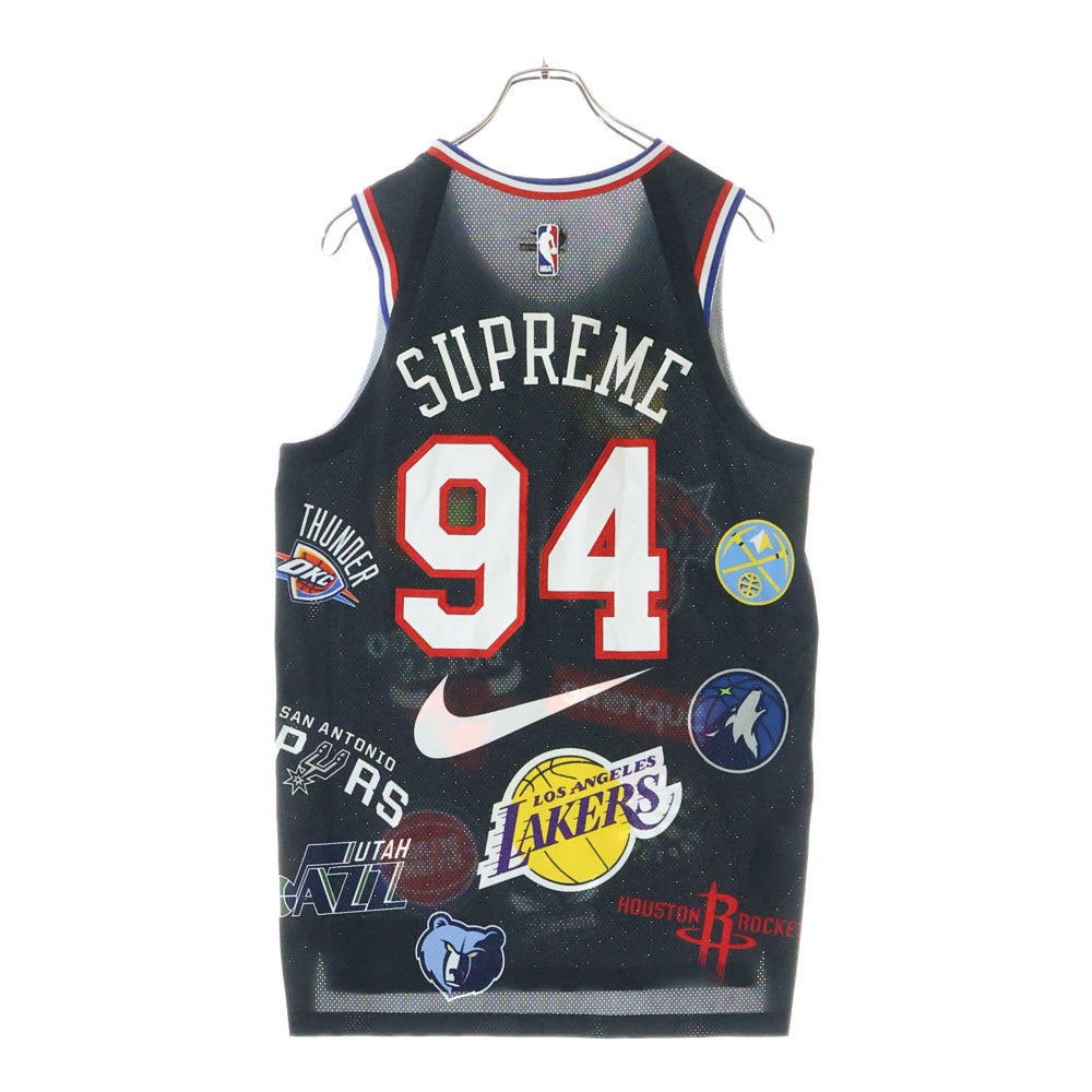 NIKE(ナイキ) 18SS ×NBA Teams Authentic Jersey AQ4227-010 ナイキ NBAメッシュタンクトップ ブラック