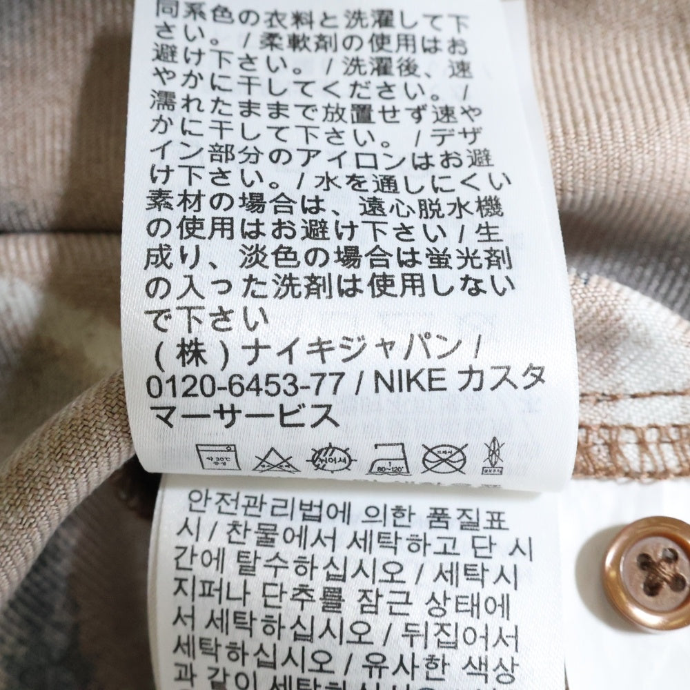 NIKE(ナイキ) ジョーダンブランド プレイド フランネル トップ 長袖シャツ ブラウン調 FZ8759-223
