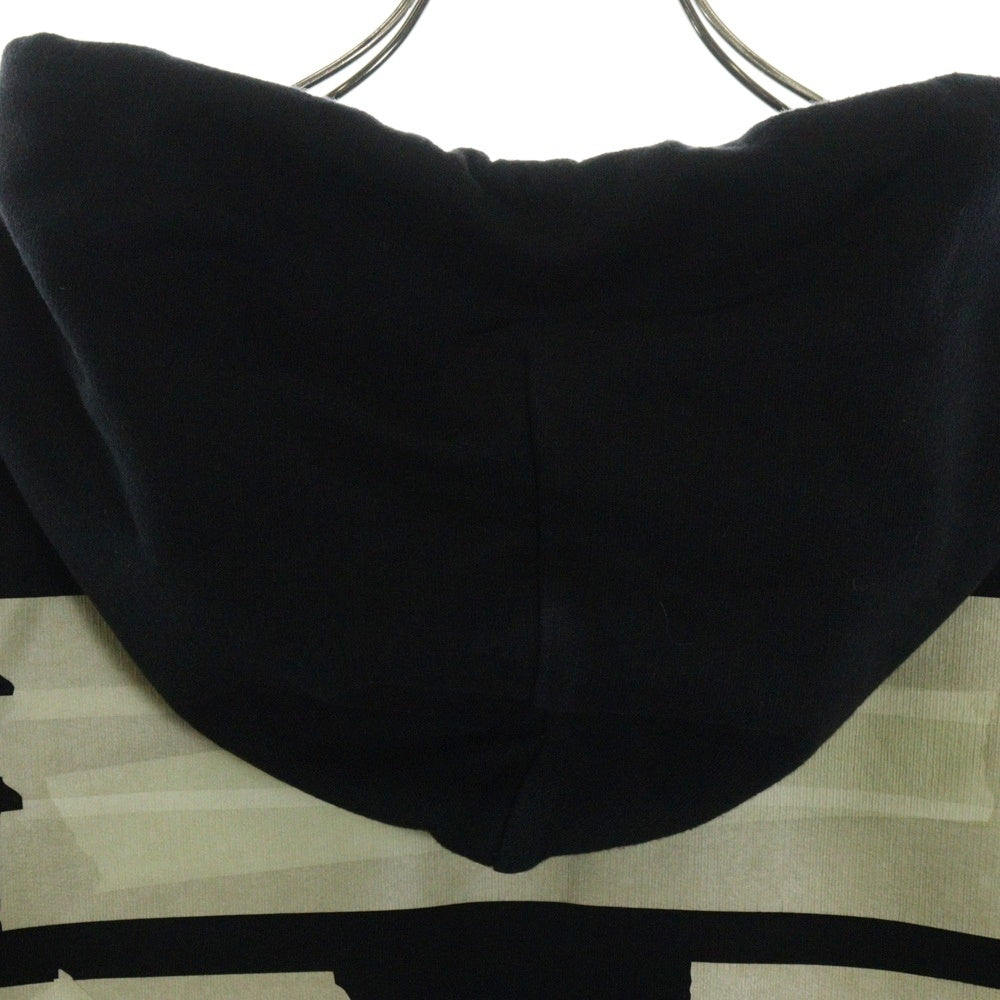 OFF-WHITE(オフホワイト) 20SS TAPE ARROWS OVER HOODIE テープアローズ オーバーフーディー プルオーバーパーカー ブラック OMBB037R20E30002