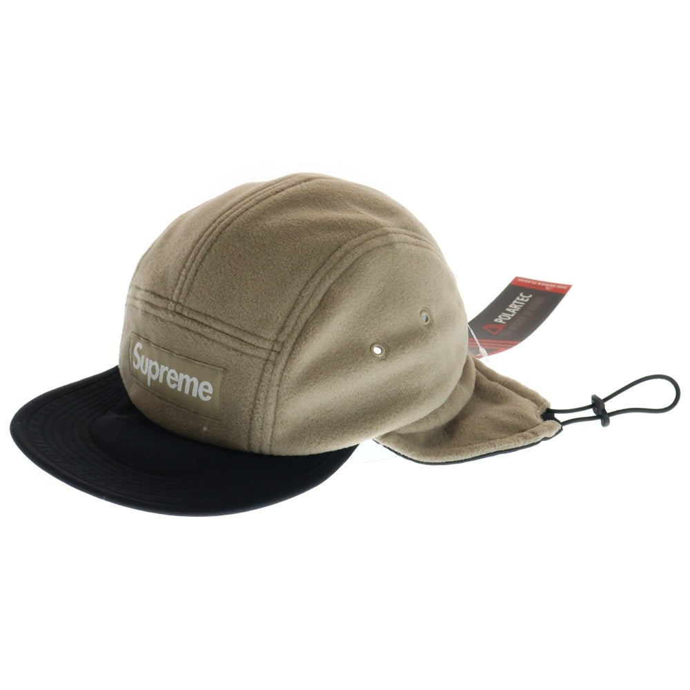SUPREME(シュプリーム) 24AW Polartec Earflap Camp Cap ポーラテックフリースキャップ 帽子 ベージュ