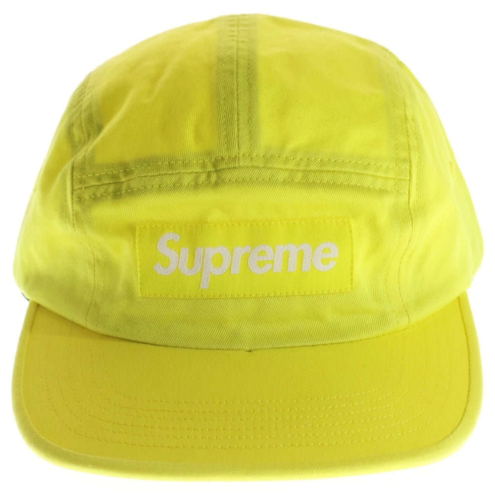 SUPREME(シュプリーム) 24AW Washed Chino Twill Camp Cap ウォッシュド チノキャンプキャップ 帽子 イエロー