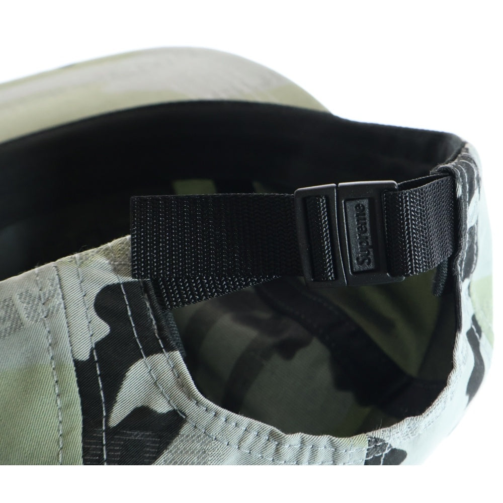SUPREME(シュプリーム) 24AW Reflective Jacquard Camp Cap リフレクティブジャガードキャンプキャップ 帽子 グレー