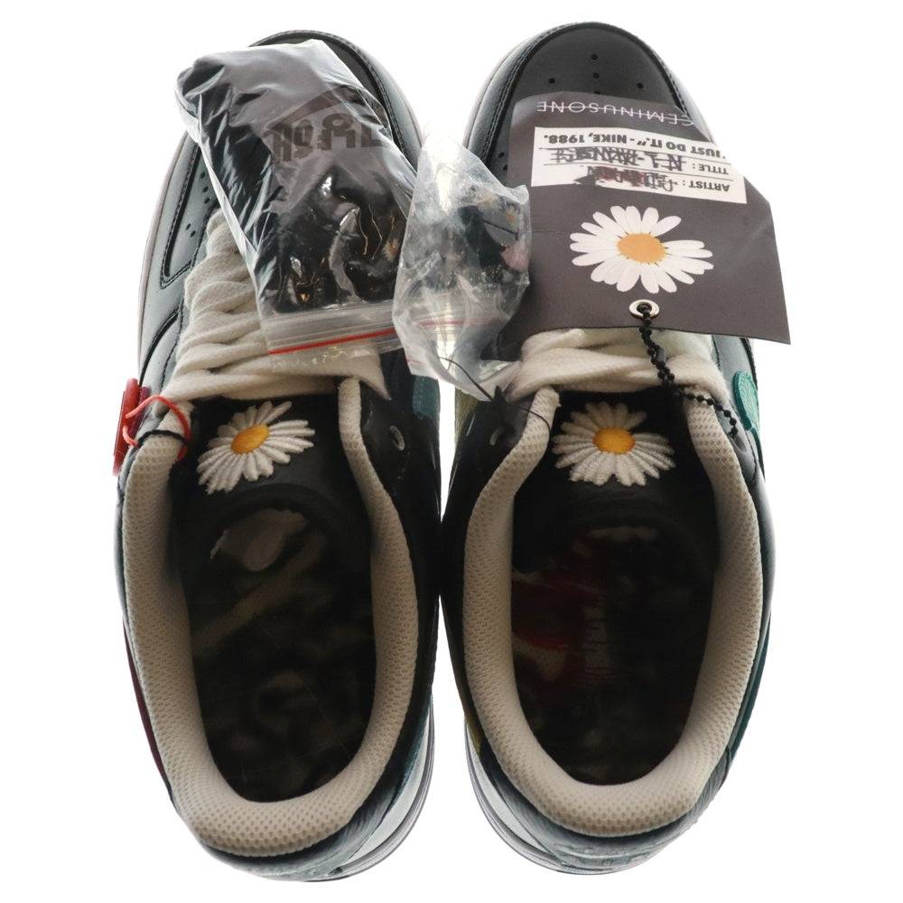 NIKE(ナイキ) ×PEACEMINUSONE AIR FORCE 1 LOW '07 Para-Noise 3.0 AQ3692-004 ピースマイナスワン エアフォース1 ローカットスニーカー パラノイズ ブラック US8/26cm