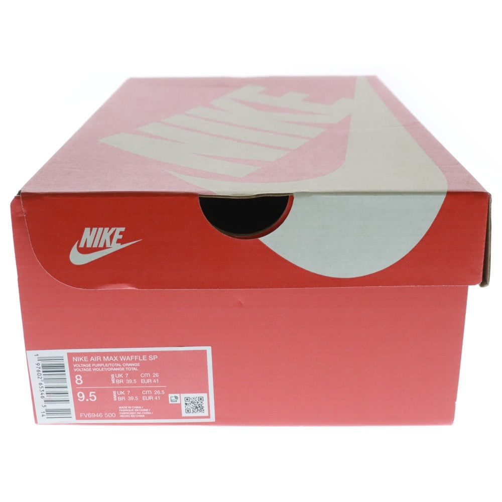 NIKE(ナイキ) Air Max Waffle Racer SP Voltage Purple FV6946-500 エアマックス ワッフルレーサーSP ローカットスニーカー パープル/ブラック US8/26cm