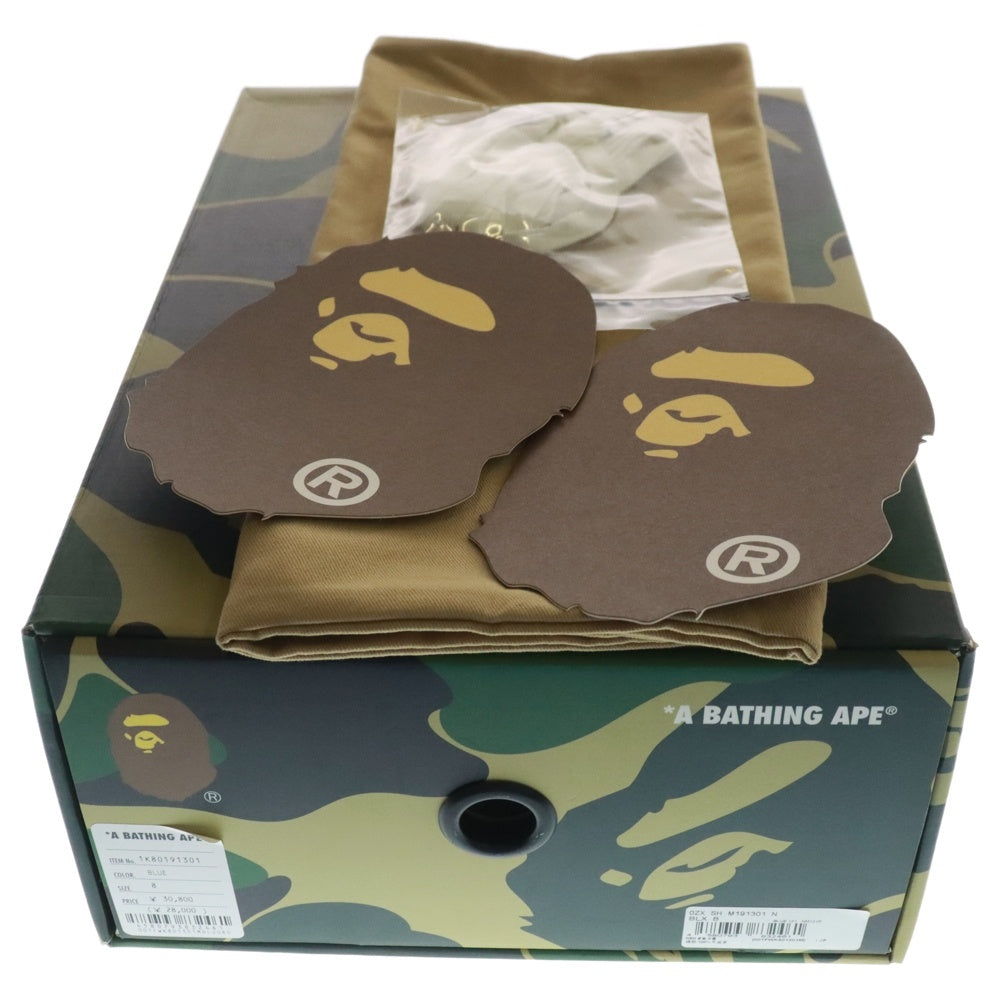 A BATHING APE(アベイシングエイプ) Bape Sta #1 Blue 1K80191301 ベイプスタ パテントレザーローカットスニーカー ブルー US8/26cm