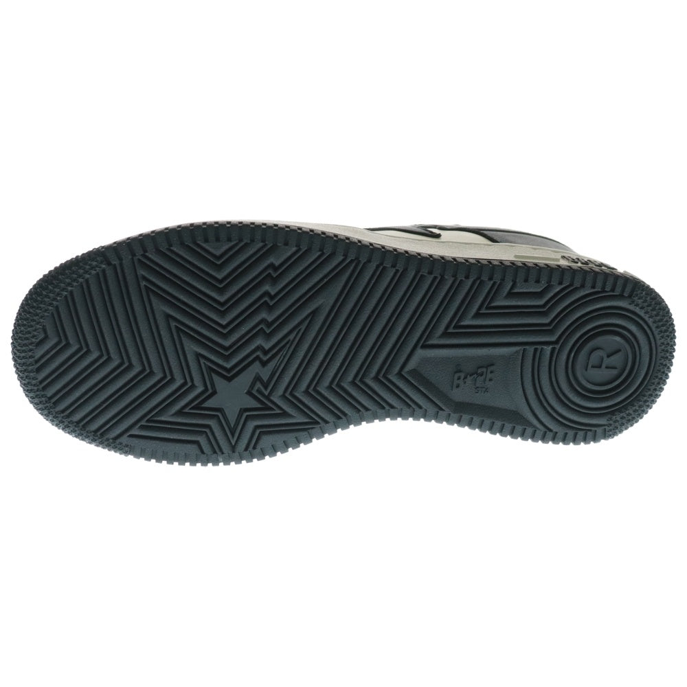 A BATHING APE(アベイシングエイプ) BAPE STA #3 ベイプスター ローカットスニーカー ブラック/ホワイト US8/26cm 1L30-191-305
