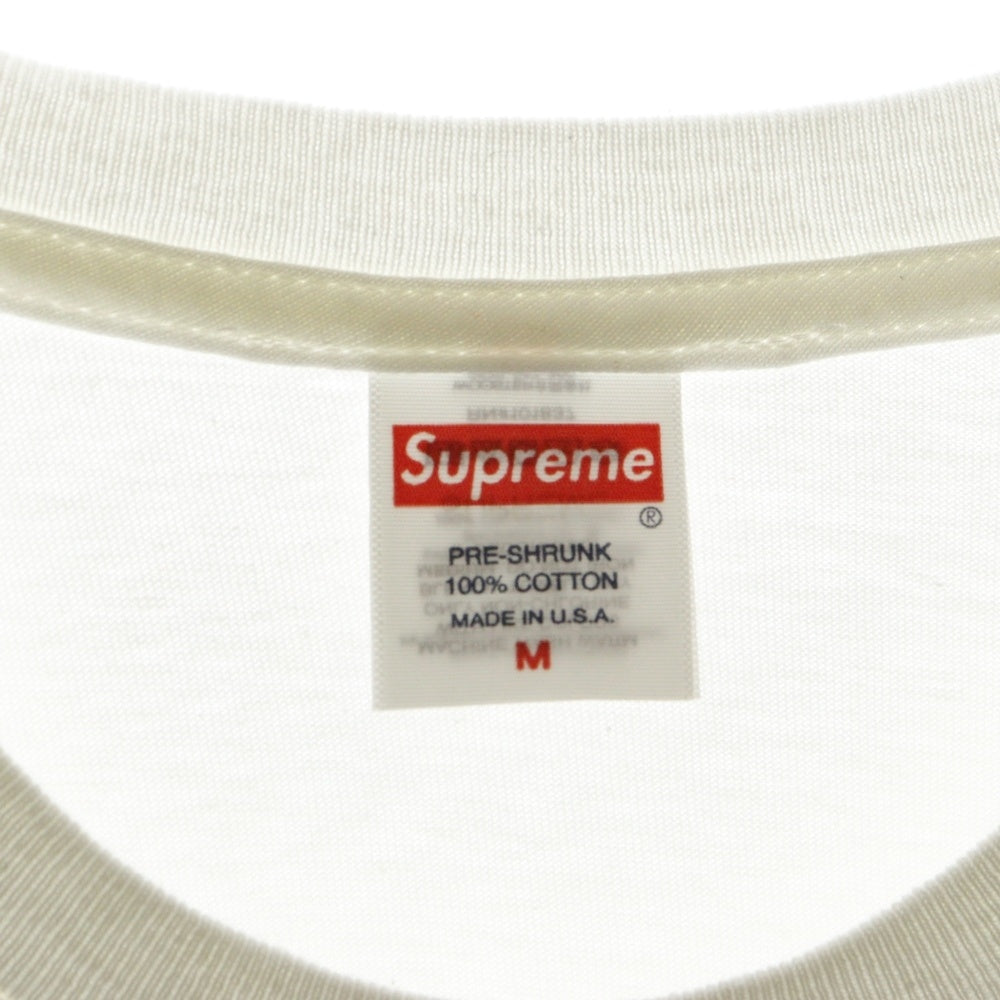 SUPREME(シュプリーム) 24SS Margaret Keane Teardrop Tee マーガレット キーン ティアドロップ プリント クルーネック 半袖Tシャツ カットソー ホワイト