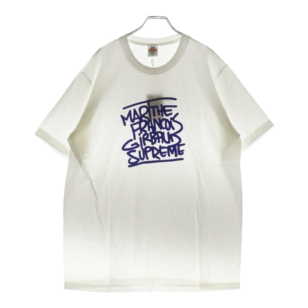 SUPREME(シュプリーム) 25SS Marithe + Francois Girbaud Tee マリテ + フランソワ ジルボー プリント半袖Tシャツ カットソーホワイト
