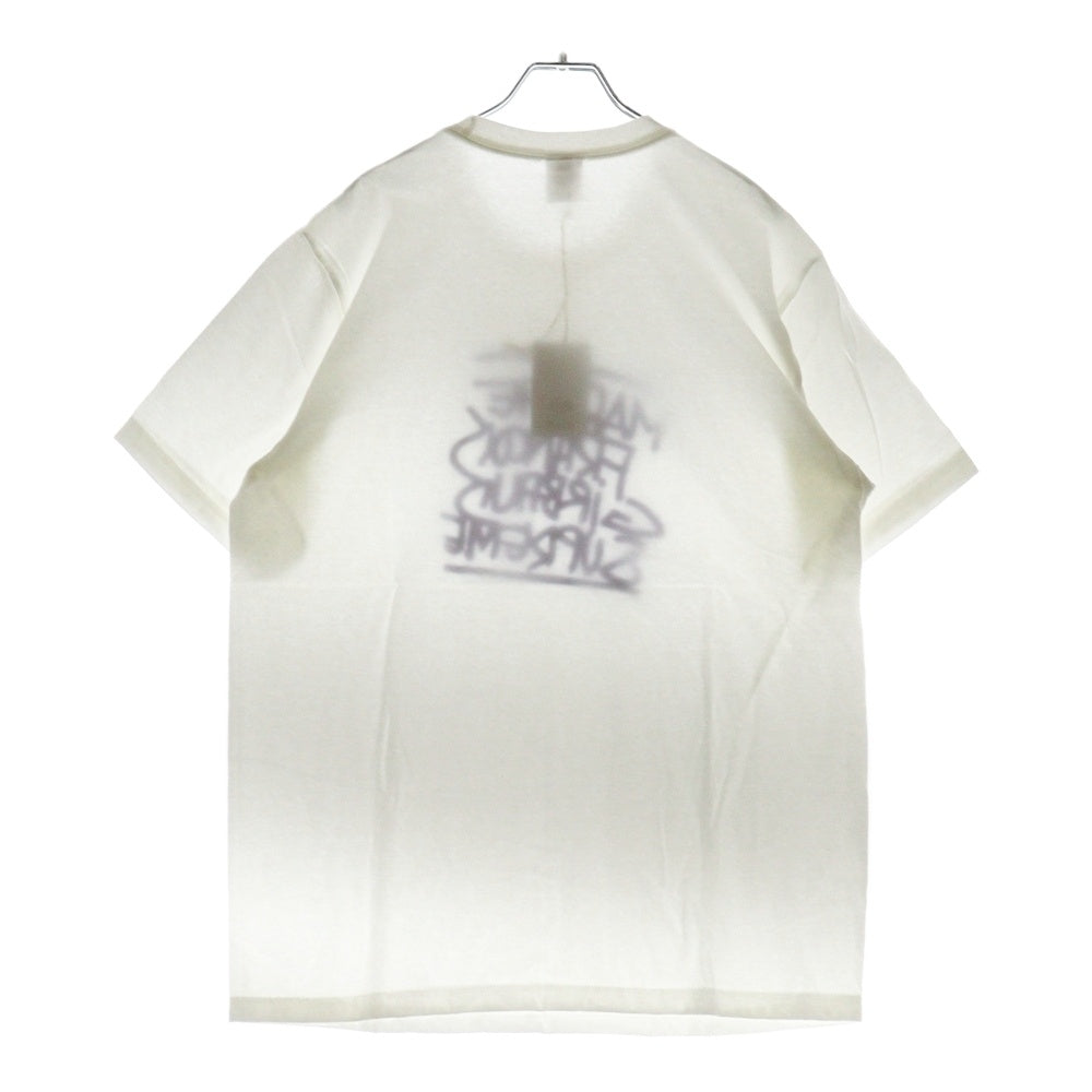 SUPREME(シュプリーム) 25SS Marithe + Francois Girbaud Tee マリテ + フランソワ ジルボー プリント半袖Tシャツ カットソーホワイト