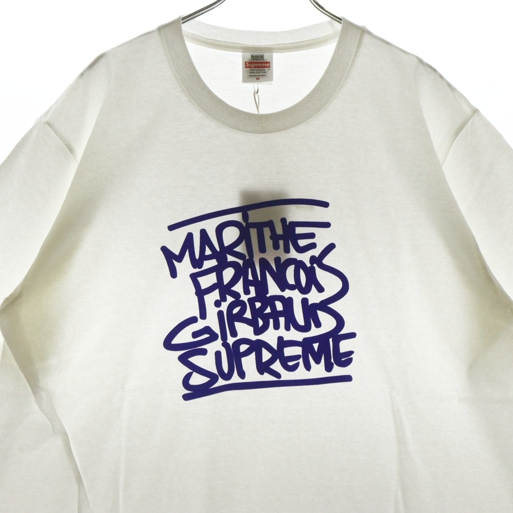 SUPREME(シュプリーム) 25SS Marithe + Francois Girbaud Tee マリテ + フランソワ ジルボー プリント半袖Tシャツ カットソーホワイト