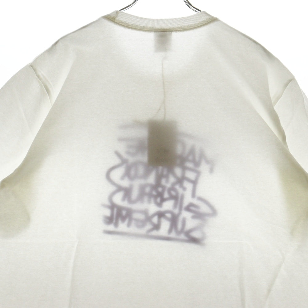 SUPREME(シュプリーム) 25SS Marithe + Francois Girbaud Tee マリテ + フランソワ ジルボー プリント半袖Tシャツ カットソーホワイト