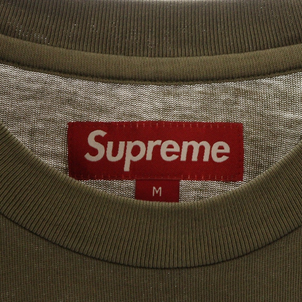 SUPREME(シュプリーム) 24AW Ohm Embroidered S/S Top Ohm エンブロイダリー 半袖Tシャツ カットソー ブラウン