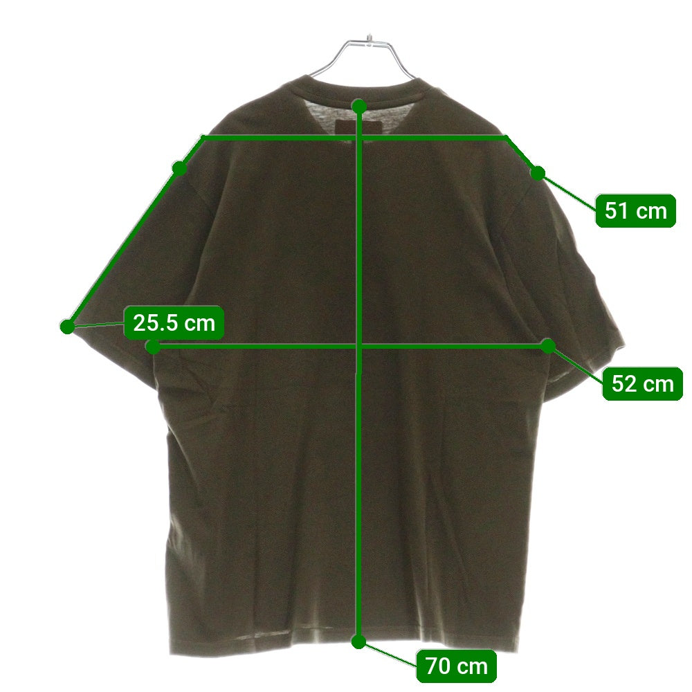 SUPREME(シュプリーム) 24AW Ohm Embroidered S/S Top Ohm エンブロイダリー 半袖Tシャツ カットソー ブラウン