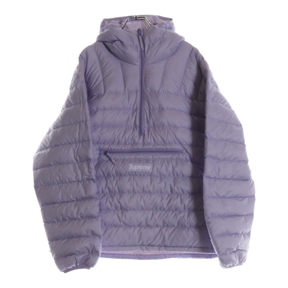 SUPREME(シュプリーム) 24AW MICRO DOWN HALF ZIP HOODED PULOVER マイクロハーフジップダウンプルオーバー パープル