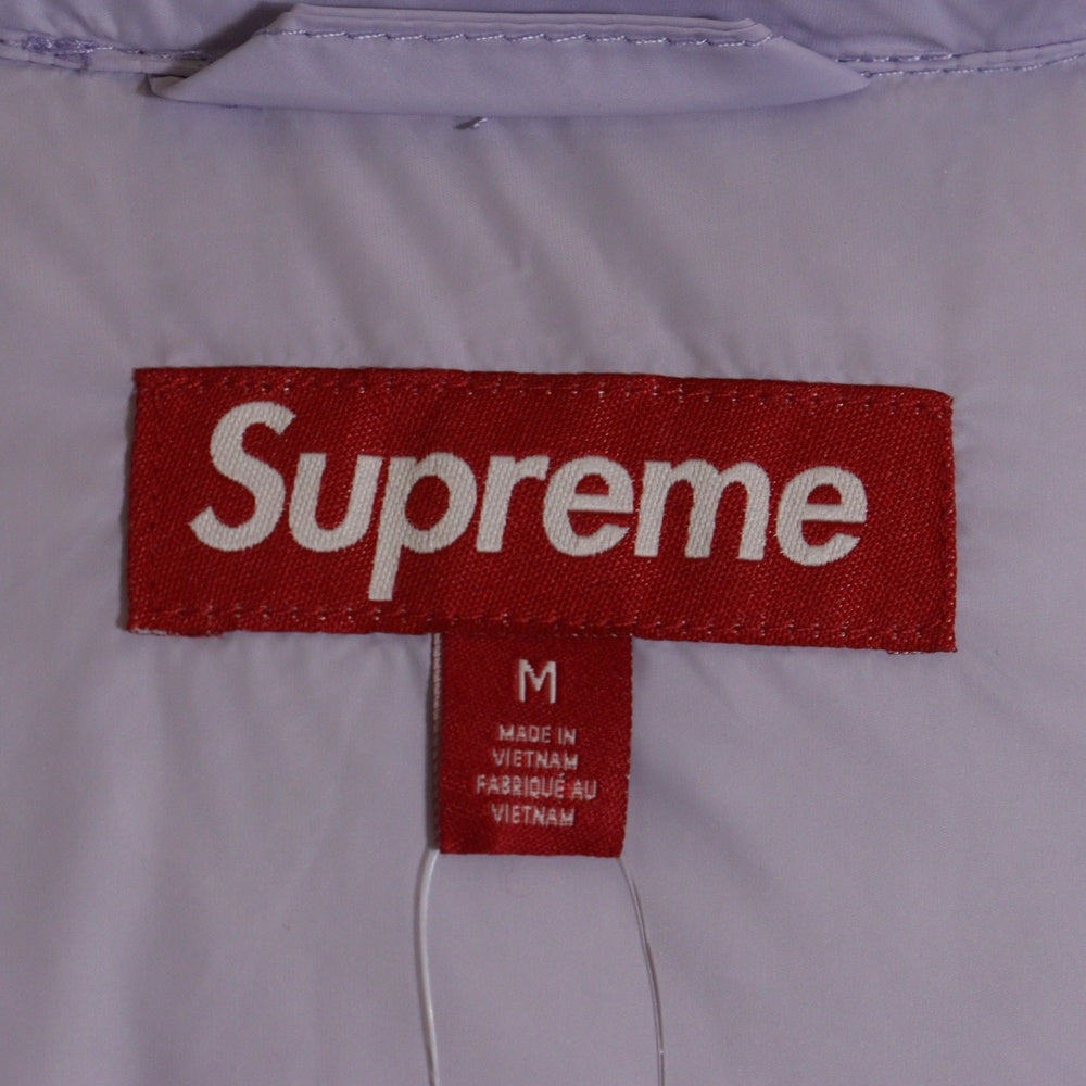 SUPREME(シュプリーム) 24AW MICRO DOWN HALF ZIP HOODED PULOVER マイクロハーフジップダウンプルオーバー パープル