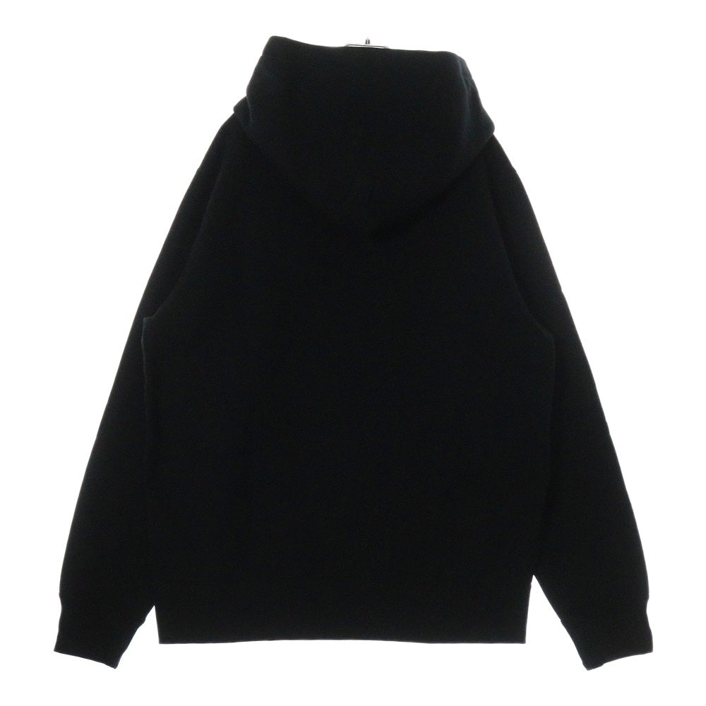 A BATHING APE(アベイシングエイプ) BAPE プリントロゴスウェットプルオーバーパーカー ブラック 001GDL201010H