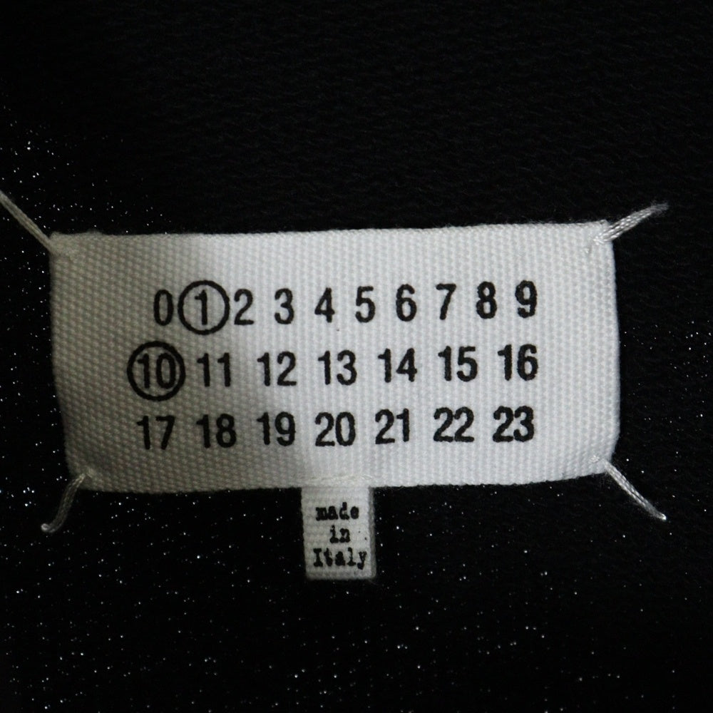 Maison Margiela(メゾンマルジェラ) 24AW ARTISANAL Nighthawk 2024 プリントロゴスウェットプルオーバー パーカー ブラック S50GU0245 M25003