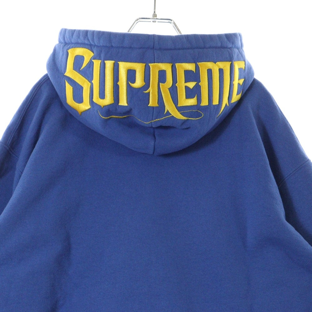 SUPREME(シュプリーム) 24AW Mister Cartoon Zip Up Hooded Sweatshirt ミスターカートゥーン ジップ アップ スウェットパーカー ブルー