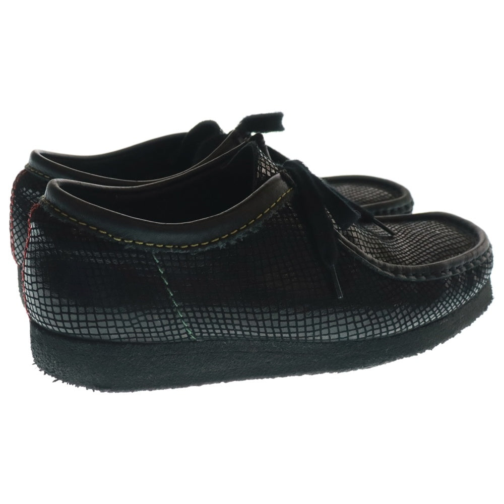 WACKO MARIA(ワコマリア) 23SS ×Clarks Originals SNAKE EMBOSSED LEATHER WALLABEE UK8/26.0cm ブラック