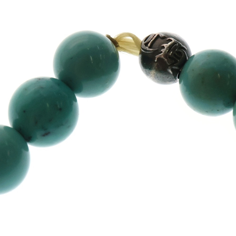 CHROME HEARTS(クロムハーツ) 8mm BEAD ビーズ ブレスレット シルバー/ターコイズ