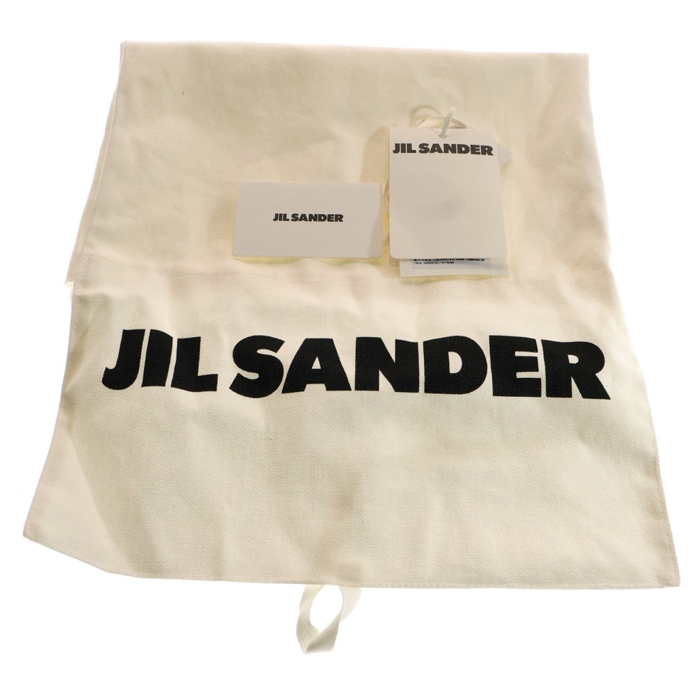 JIL SANDER(ジルサンダー) カンノーロ スモール エンボスロゴ レザー ショルダーバッグ ライトグリーン
