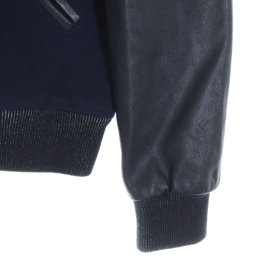 SAINT LAURENT PARIS(サンローランパリ) TEDDY JACKET スタージャガード ネック テディ スタジャン ジャケット ブラック 455208 Y180W