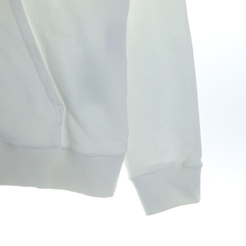 SAINT LAURENT PARIS(サンローランパリ) フロントロゴ スウェットプルオーバーパーカー ホワイト 464581YB2PG