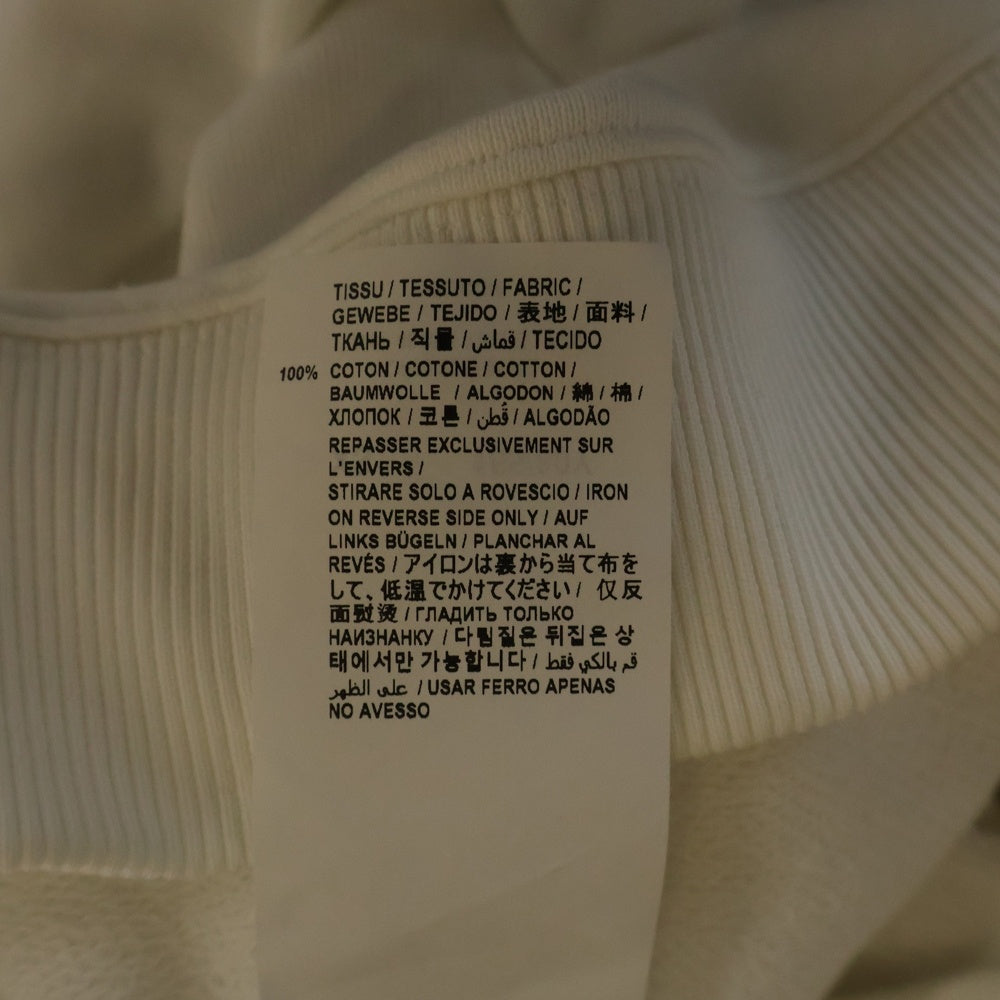 SAINT LAURENT PARIS(サンローランパリ) フロントロゴ スウェットプルオーバーパーカー ホワイト 464581YB2PG