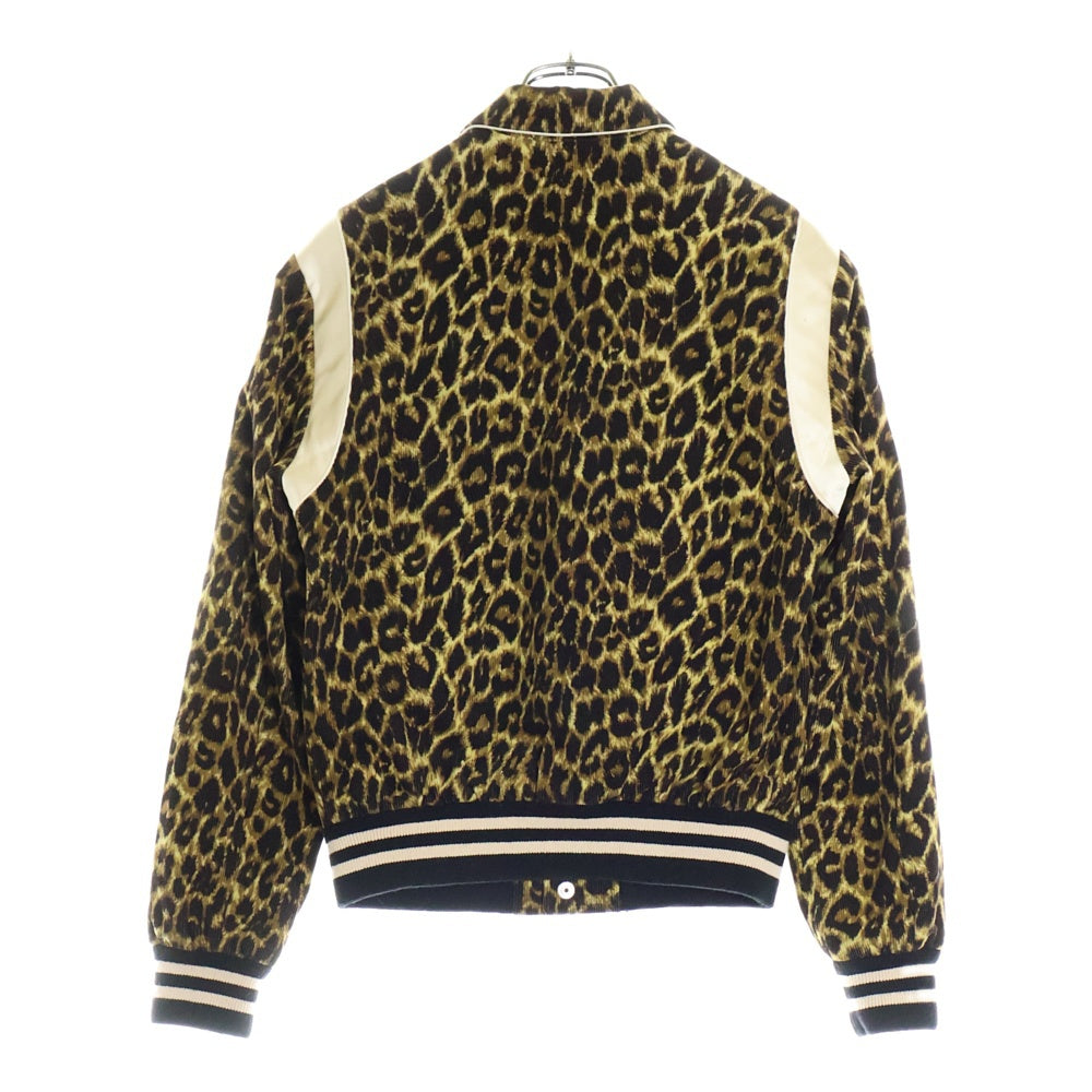 SAINT LAURENT PARIS(サンローランパリ) 20SS レオパード調 コーデュロイ テディ ブルゾン ジャケット ブラウン 2V191223D