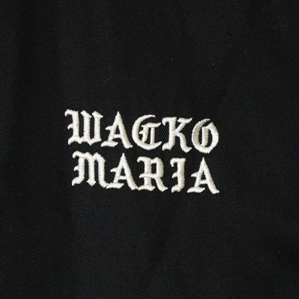 WACKO MARIA(ワコマリア) 24AW Vietnam Jacket マリアモチーフ 刺繍 ベトナムジャケット ブラック 24FWE-WMO-ML01