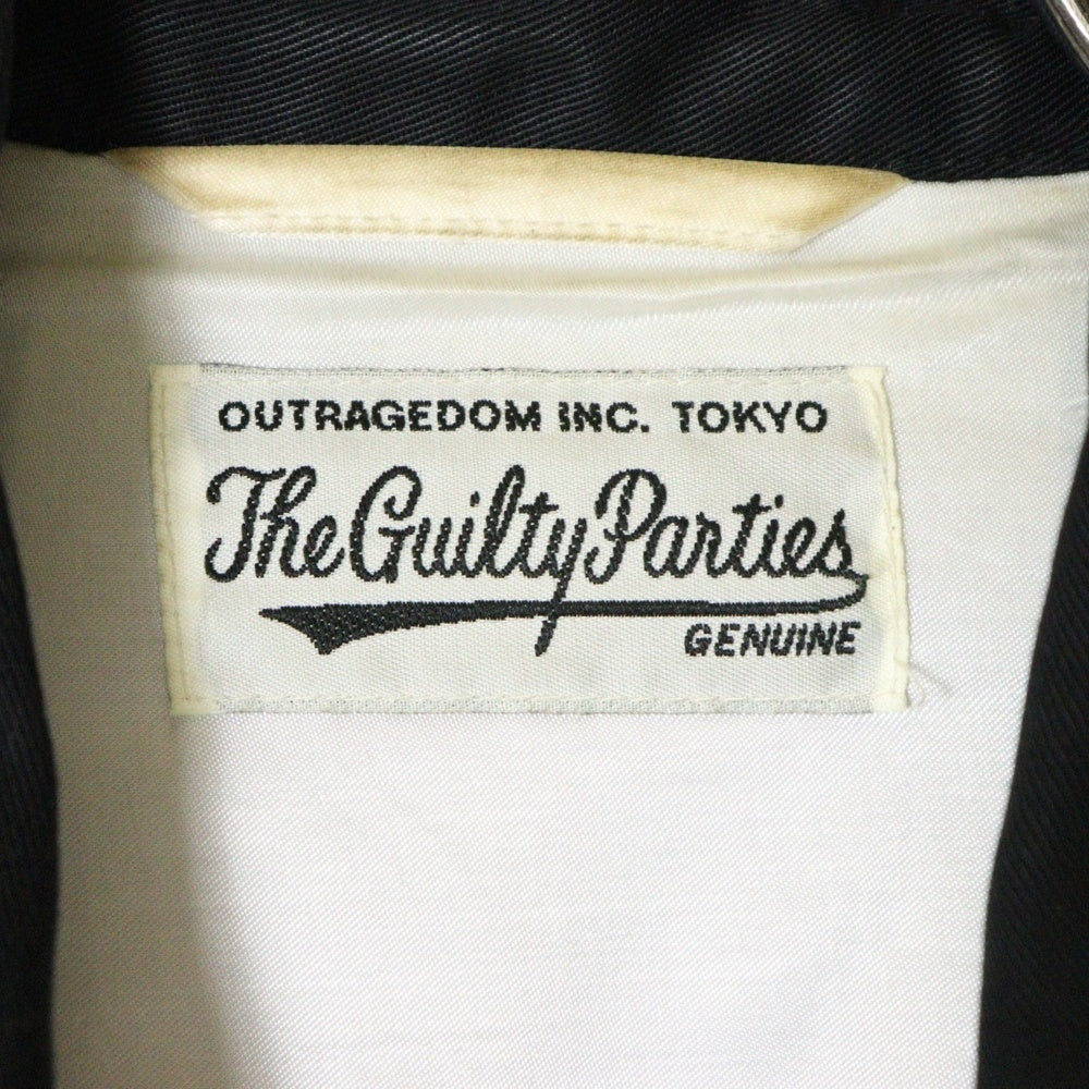 WACKO MARIA(ワコマリア) 24AW Vietnam Jacket マリアモチーフ 刺繍 ベトナムジャケット ブラック 24FWE-WMO-ML01